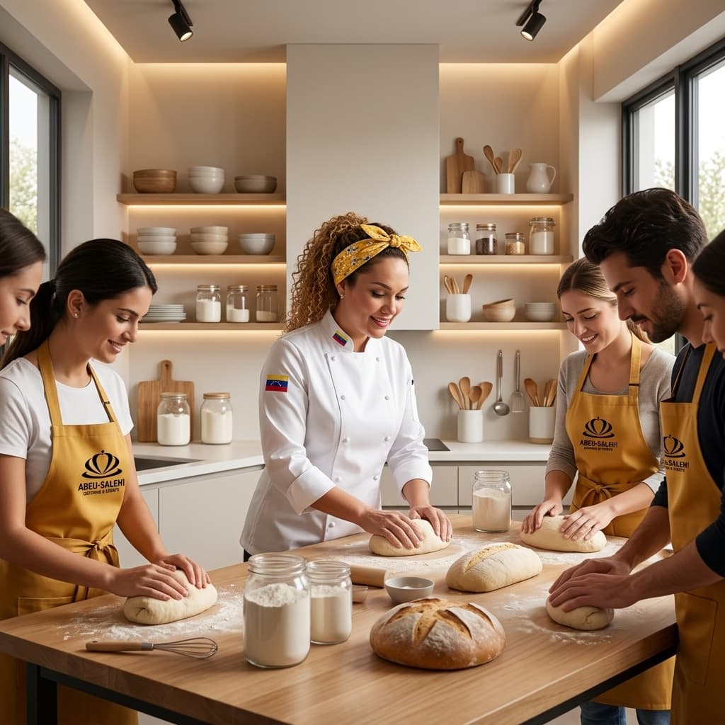 Chef Jennifer teaching a baking workshop
